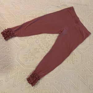 Matilda Jane Mauve Ruffle Bottom Legging